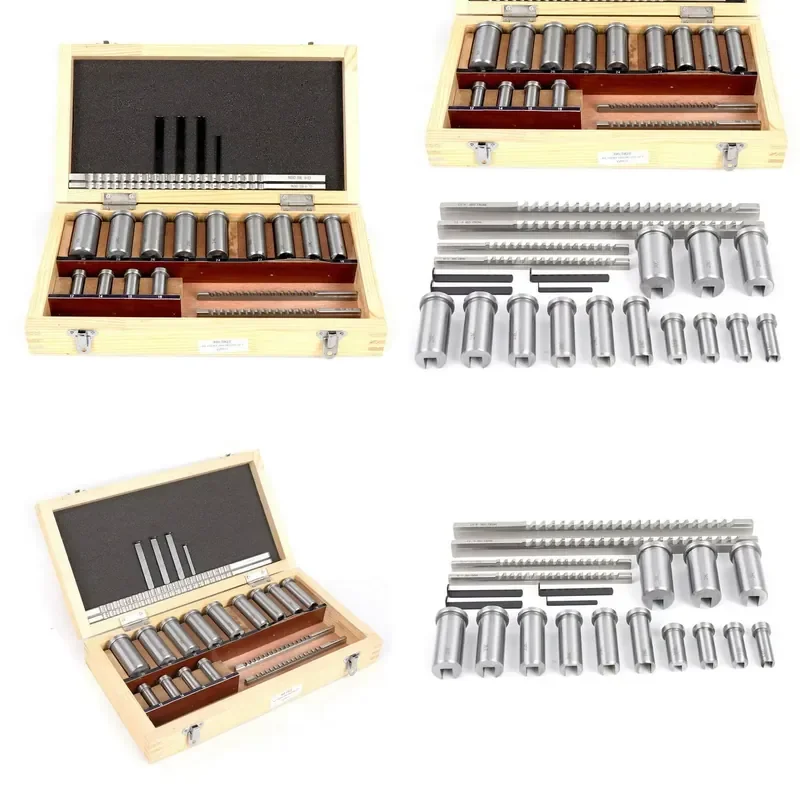 TEBAK HSS Metric Keyway Broach 30/pcs Sets with Shim Hss Metric Keyway Broach Set Customized Lathe Broaching Tool
TEBAK HSS Metric Keyway Broach 30/pcs Sets with Shim Hss Metric Keyway Broach Set Customized Lathe Broaching Tool