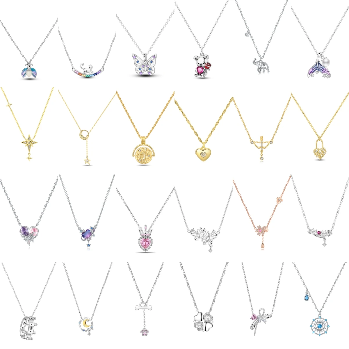 Orstarry Original 925 Silver Pendant Necklace Romantic Style Butterfly Heart Shape Necklace Fit Women Jewelry Festival Gifts
Orstarry Original 925 Silver Pendant Necklace Romantic Style Butterfly Heart Shape Necklace Fit Women Jewelry Festival Gifts