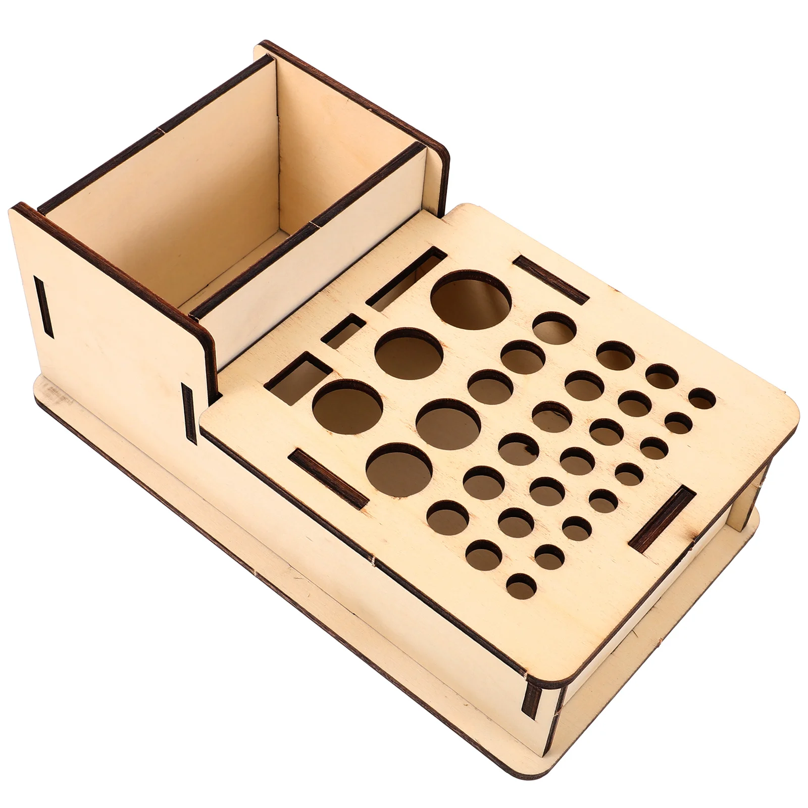 Multi-Hole Wooden Tool Rack for Craft Making DIY Tools Organizing Holder Storage Shelf Tool Rack
Multi-Hole Wooden Tool Rack for Craft Making DIY Tools Organizing Holder Storage Shelf Tool Rack