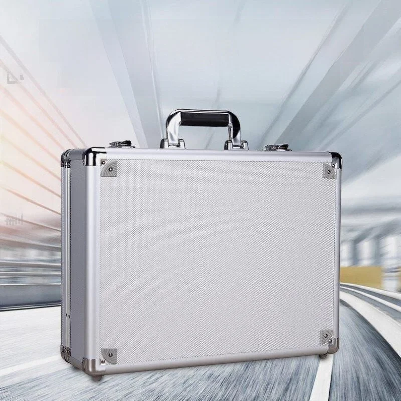 Aluminum Alloy Handheld Password Lock Cash Document Storage Box Private Business Travel Luggage Small File Briefcase Storage
Aluminum Alloy Handheld Password Lock Cash Document Storage Box Private Business Travel Luggage Small File Briefcase Storage