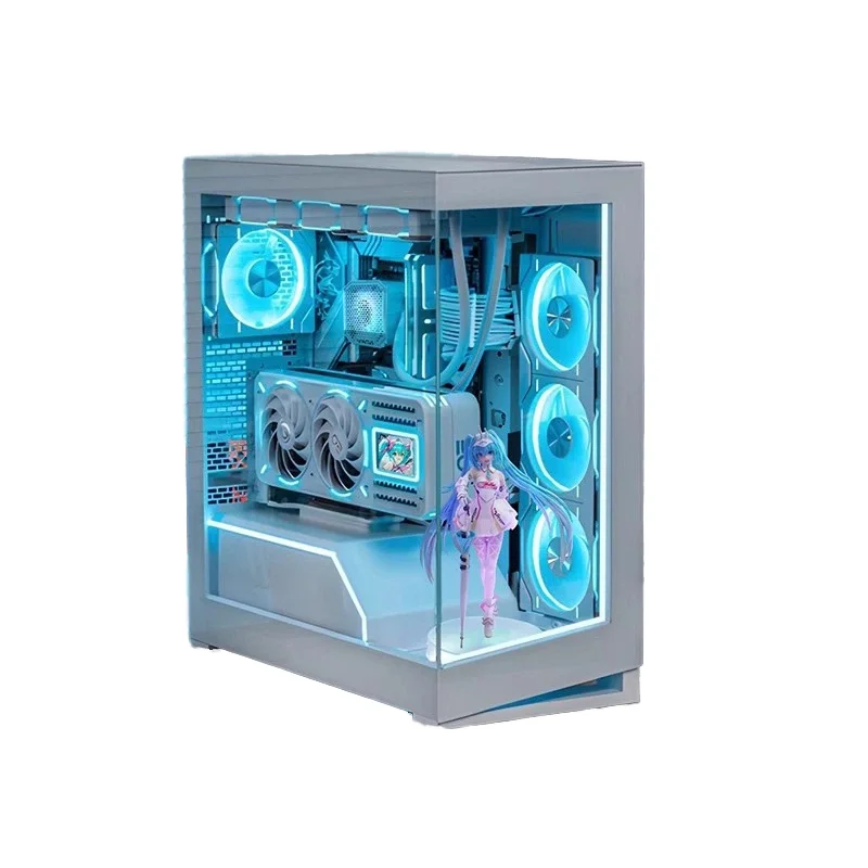 Custom Gaming MicroATX Mid Tower CPU Case with Plastic Materials and Side Panel Window for Desktop PC in Stock Lovingcool
