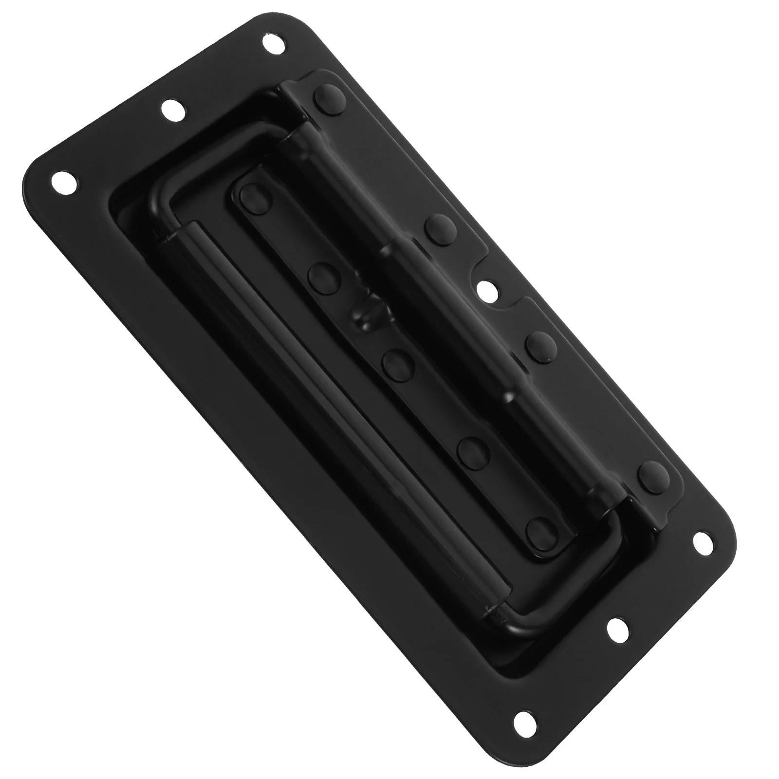 Recessed Pull Foldable Metal Carry Handle For Flight Case Tool Box Chest Hardware Rv Trailer Drawer Container Hatch Door Heavy