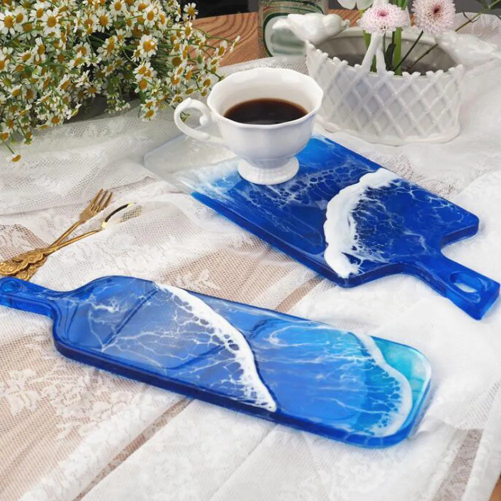 2pcs Crystal Epoxy Silicone Tray Molds Jewelry Plate Mirror Finish DIY Resin Accessories Handle Set Crafting
2pcs Crystal Epoxy Silicone Tray Molds Jewelry Plate Mirror Finish DIY Resin Accessories Handle Set Crafting