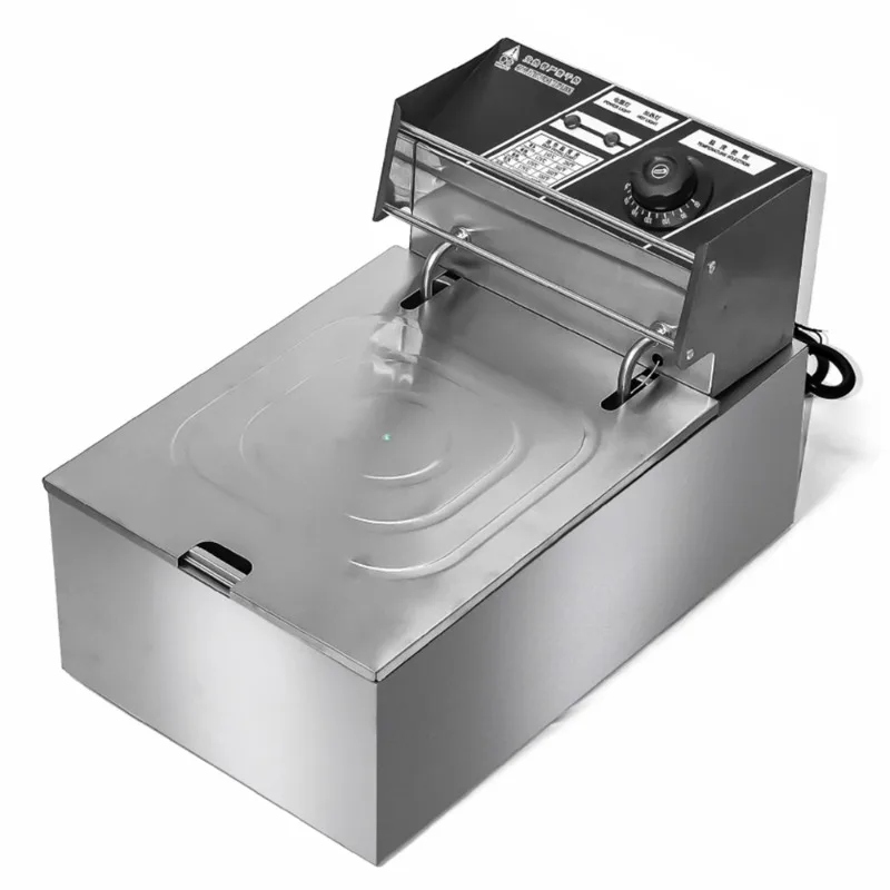 Commercial fryer, multi-functional thickened stall, large-capacity fried chicken and chips, special machine timing fryer 
Commercial fryer, multi-functional thickened stall, large-capacity fried chicken and chips, special machine timing fryer