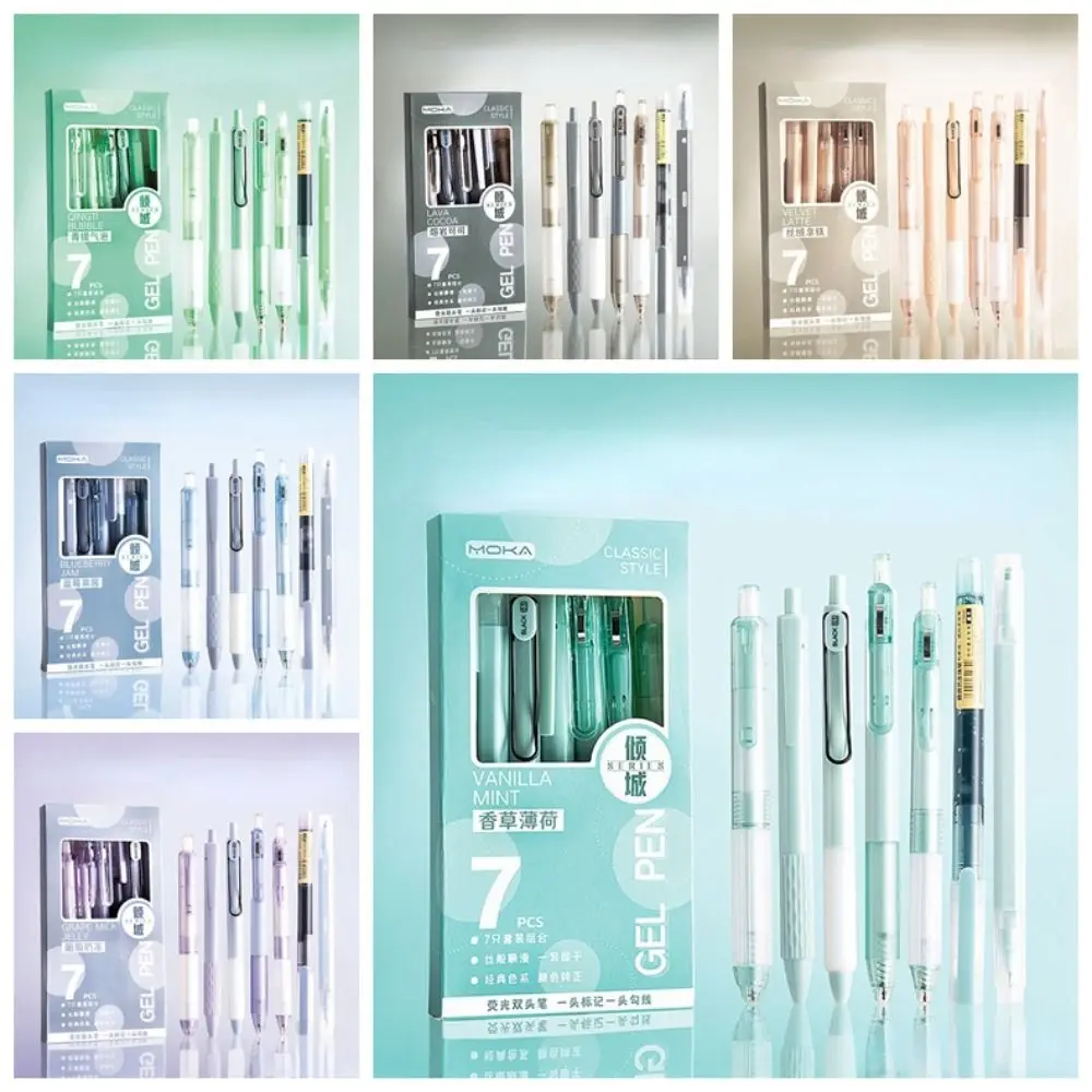 Kawaii ST Nib Press Gel Pen Black Ink 0.5mm Signature Pen Writing Smoothly Quick-Drying Ballpoint Pen Stationery
Kawaii ST Nib Press Gel Pen Black Ink 0.5mm Signature Pen Writing Smoothly Quick-Drying Ballpoint Pen Stationery