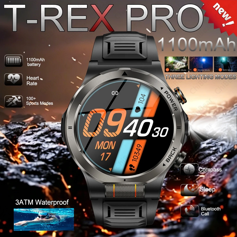 2026New 1100mAh Large Battery SmartWatch Men 24-Hour Health Monitoring 100+ Sports Modes 3ATM Waterproof Compass Smart Watch Men
2026New 1100mAh Large Battery SmartWatch Men 24-Hour Health Monitoring 100+ Sports Modes 3ATM Waterproof Compass Smart Watch Men