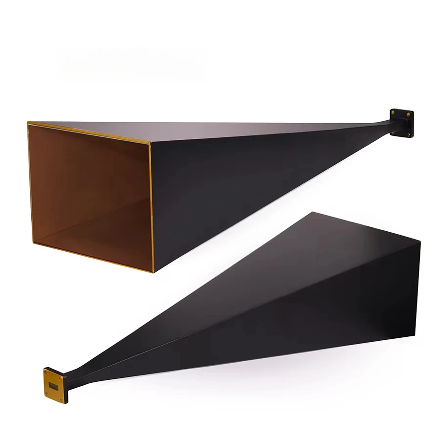 WR-42 K-Band 18-26.5 GHz 50 Ohm, RoHS 25dBi Gain, Wideband Rectangular Horn Antenna, Coaxial Mount
WR-42 K-Band 18-26.5 GHz 50 Ohm, RoHS 25dBi Gain, Wideband Rectangular Horn Antenna, Coaxial Mount