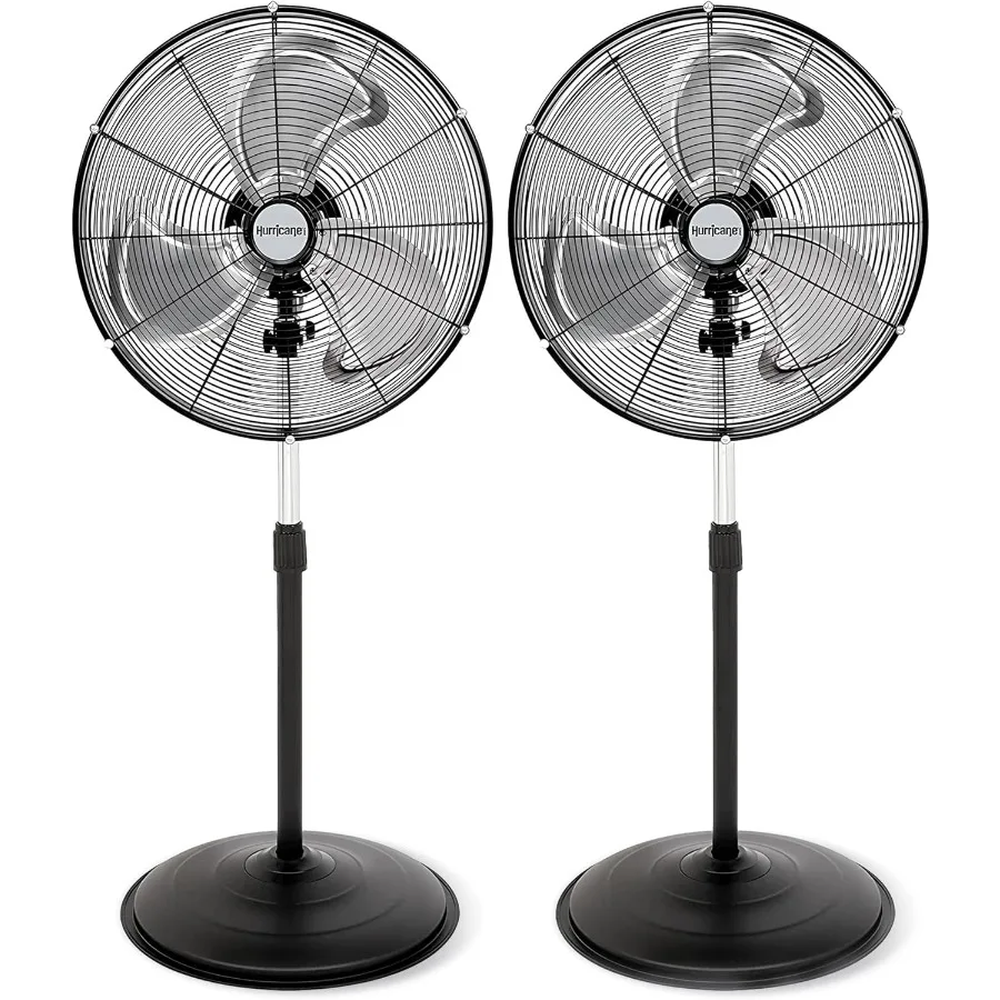 Комплект из 2 шт., высокоскоростной осциллирующий металлический вентилятор-подставка с 3-скоростной настройкой, 20-дюймовый сверхмощный охлаждающий блок на подставке с 45
Комплект из 2 шт., высокоскоростной осциллирующий металлический вентилятор-подставка с 3-скоростной настройкой, 20-дюймовый сверхмощный охлаждающий блок на подставке с 45