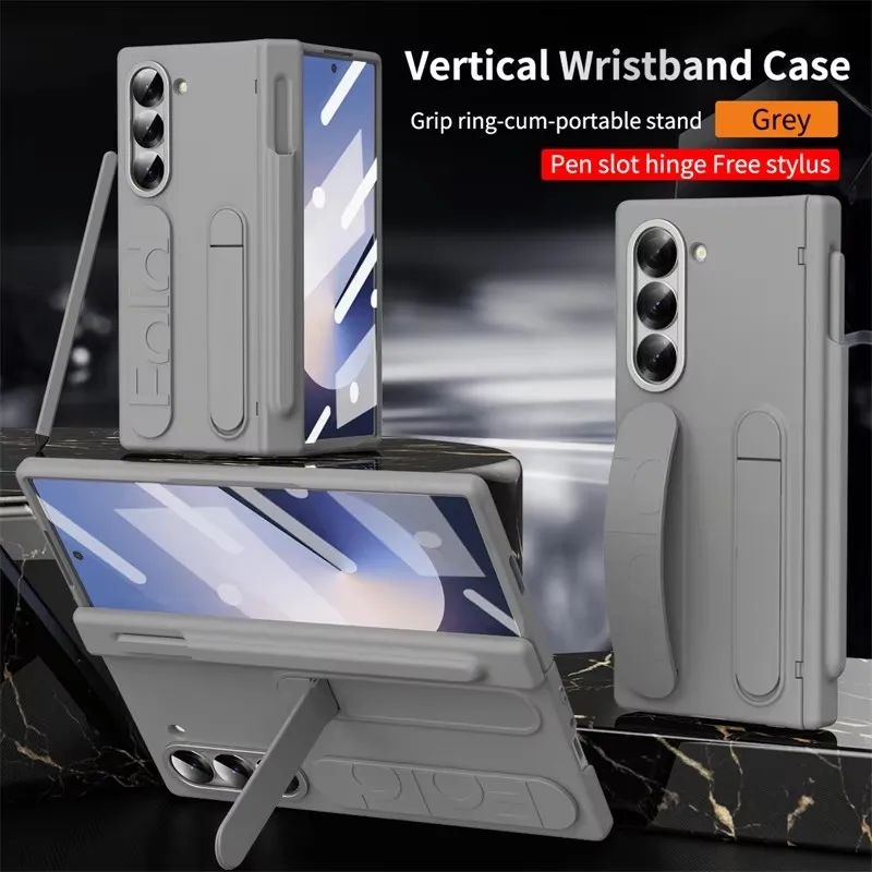 For Samsung Galaxy Z Fold 6 5 4 3 Fold7 Hinge Protection Tempered Glass Folding Phone Cove With Elastic Wristband Holder Cover
For Samsung Galaxy Z Fold 6 5 4 3 Fold7 Hinge Protection Tempered Glass Folding Phone Cove With Elastic Wristband Holder Cover