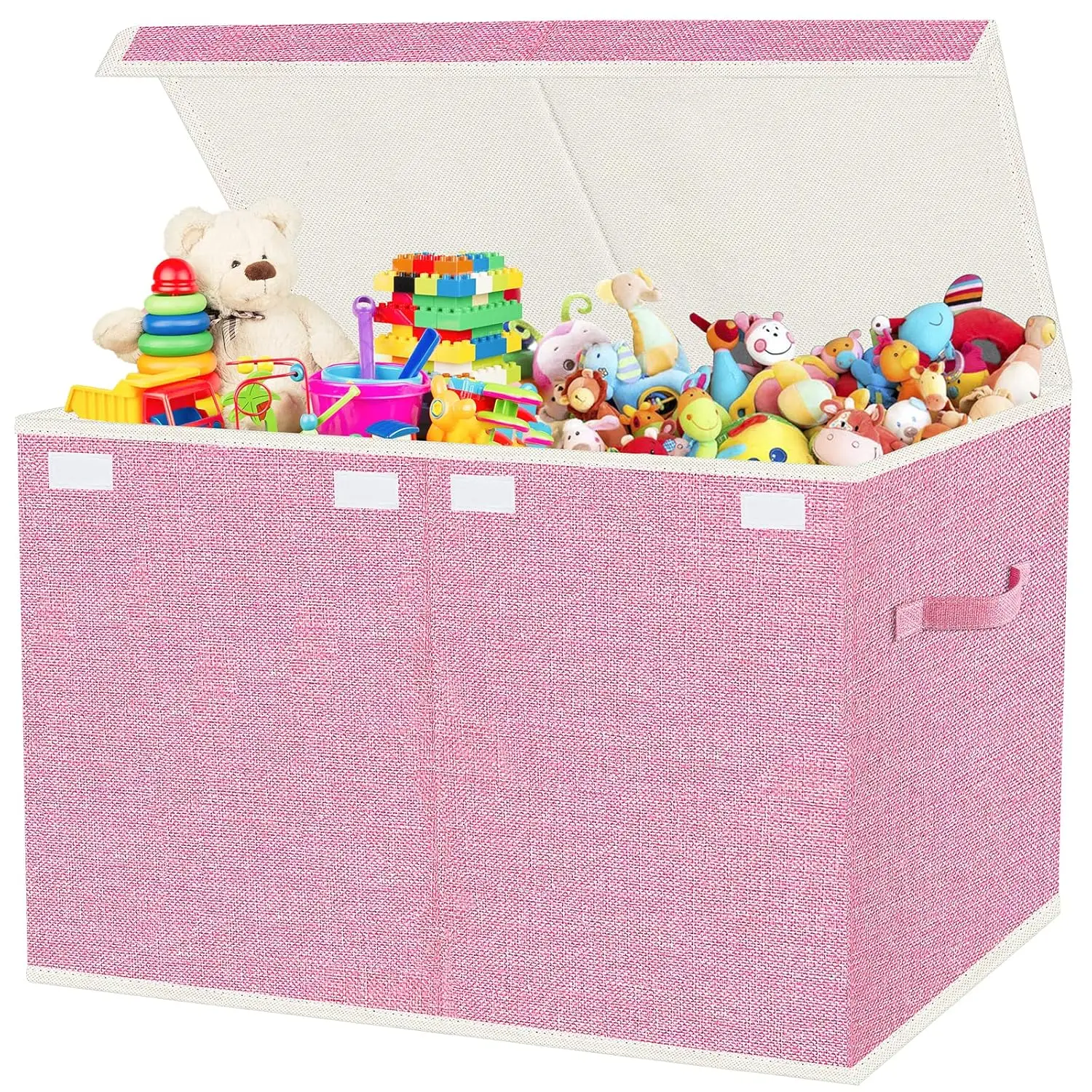 Large Collapsible Toy Storage Box with Lid & Handles - 82L Kids Organizer for Toys, Clothes, Blankets - 24.5''x13''x16''
Large Collapsible Toy Storage Box with Lid & Handles - 82L Kids Organizer for Toys, Clothes, Blankets - 24.5''x13''x16''