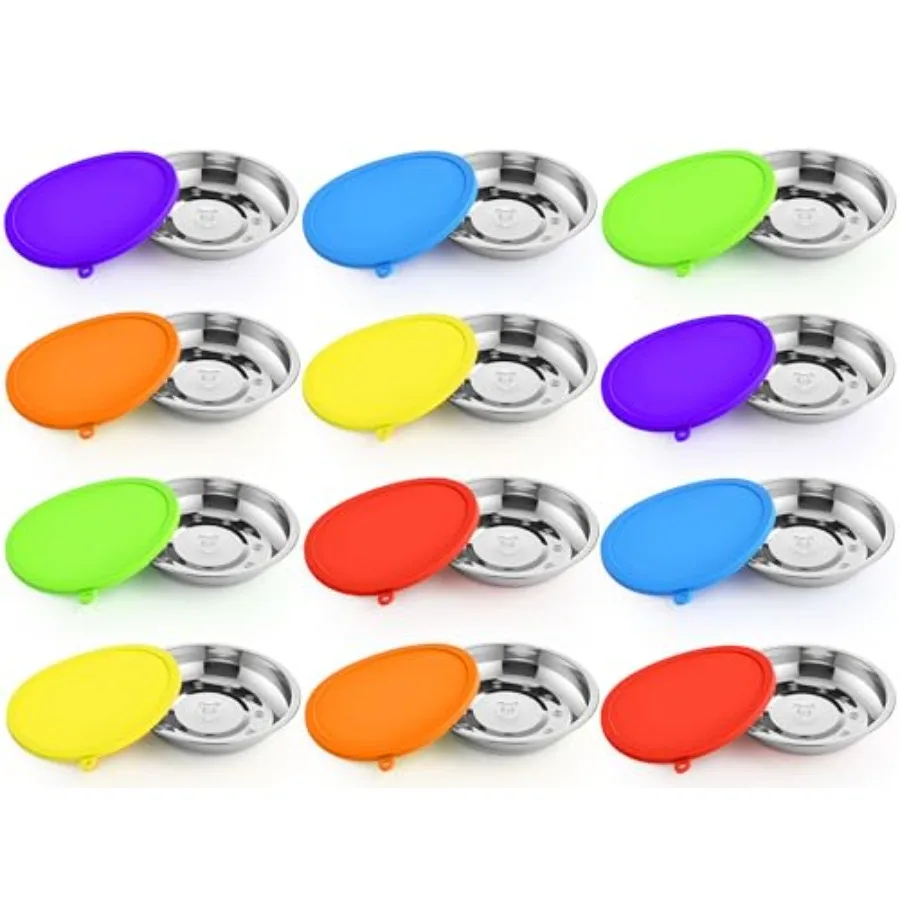 24 Pcs Stainless Steel Dog Bowls with Silicone Lids for Portable Food and Water Use, Sealable 6.3 Pet Dishes in Red, Blue, Gree
24 Pcs Stainless Steel Dog Bowls with Silicone Lids for Portable Food and Water Use, Sealable 6.3 Pet Dishes in Red, Blue, Gree