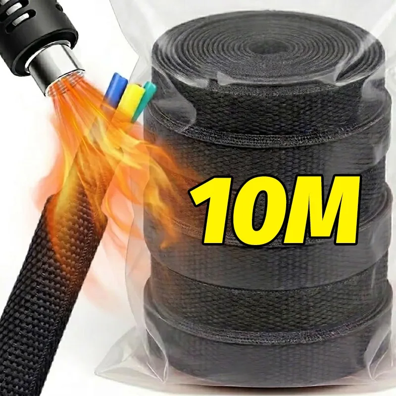 1~10M Braided Heat Shrink Tube Cable Sleeves Insulation Flame Retardant Wire Wrap Sheath Protection Covers Car Line Organizer
1~10M Braided Heat Shrink Tube Cable Sleeves Insulation Flame Retardant Wire Wrap Sheath Protection Covers Car Line Organizer