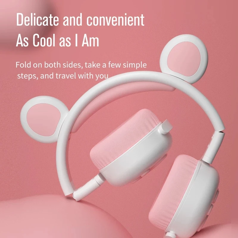 Headphones On-ear 5.0 Stereo Hifi Stereo Bass Glowing Kids Children Gifts Wireless Headphones Wireless Headset Cute
Headphones On-ear 5.0 Stereo Hifi Stereo Bass Glowing Kids Children Gifts Wireless Headphones Wireless Headset Cute