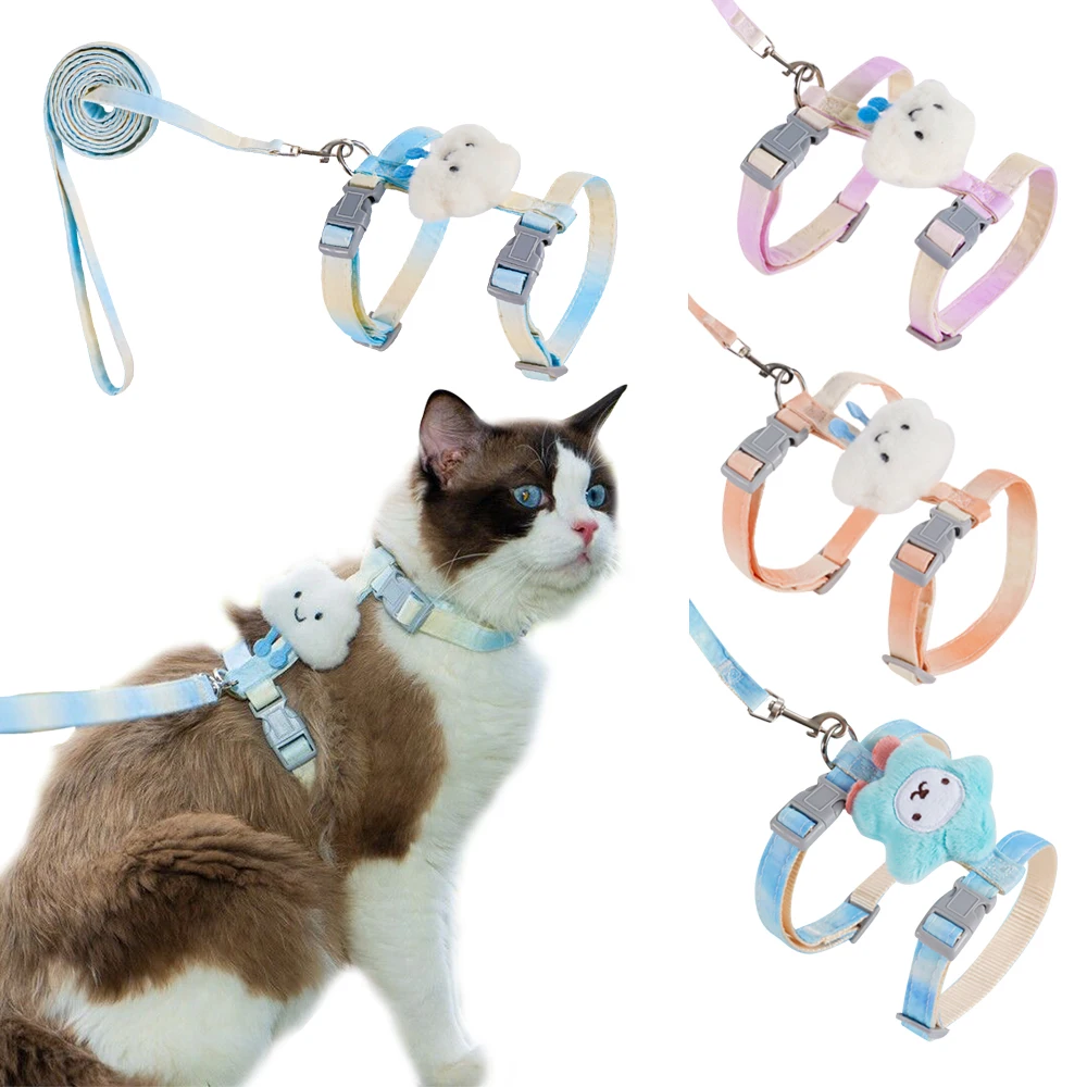 Cat Harness Vest, Adjustable Escape-Proof Kitten Leash for Safe Outdoor Walking
Cat Harness Vest, Adjustable Escape-Proof Kitten Leash for Safe Outdoor Walking