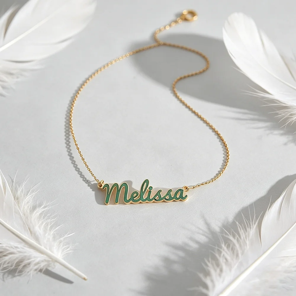 Custom Name Necklace—A Unique, Niche English-Style Collar Bone Necklace in a Variety of Colors: A Special Gift for Her
Custom Name Necklace—A Unique, Niche English-Style Collar Bone Necklace in a Variety of Colors: A Special Gift for Her