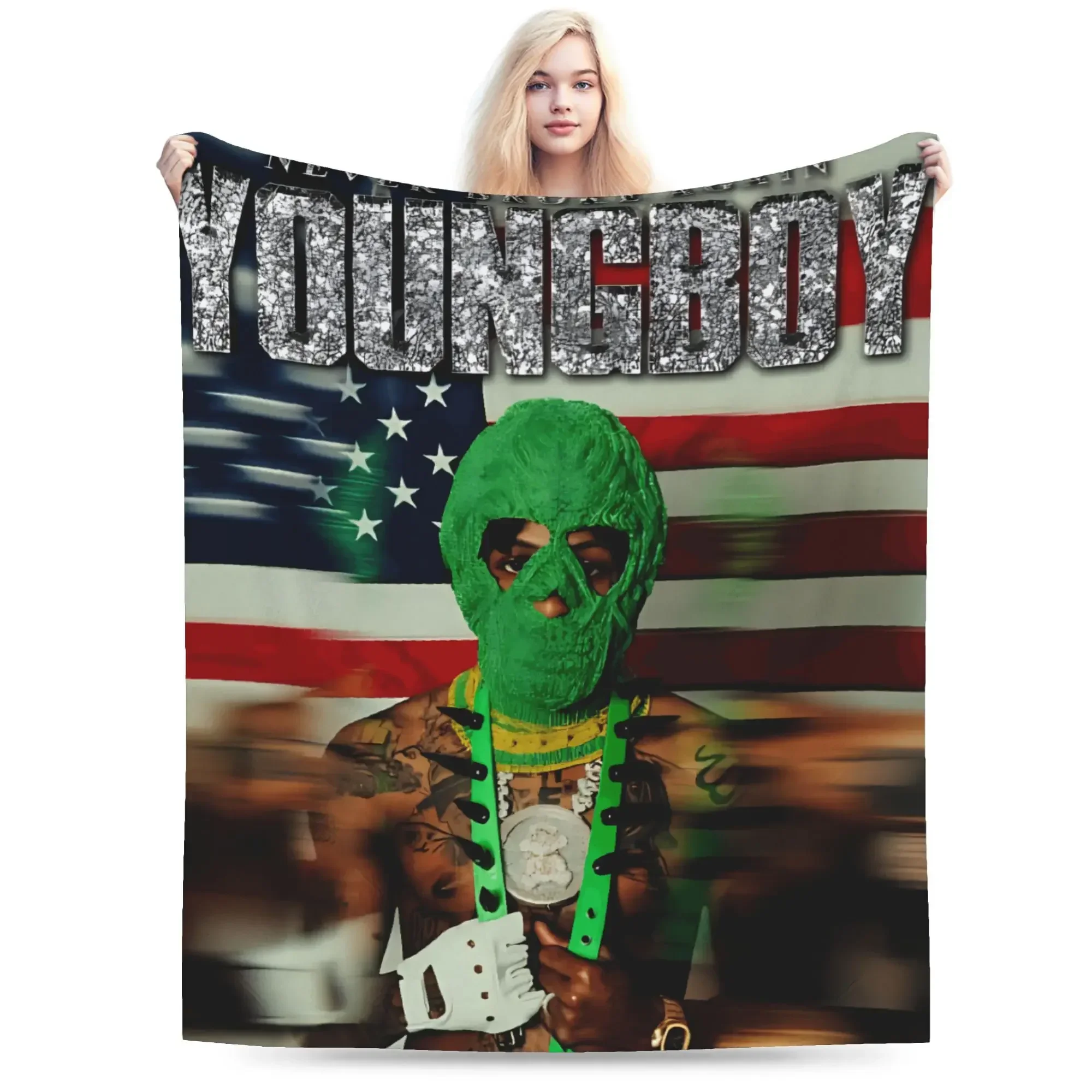 YoungBoys Never Broke Again Masa Tour Plush Throw Blanket Warm Fashion Flannel Bedspread Cozy Bed Cover For Kids
YoungBoys Never Broke Again Masa Tour Plush Throw Blanket Warm Fashion Flannel Bedspread Cozy Bed Cover For Kids