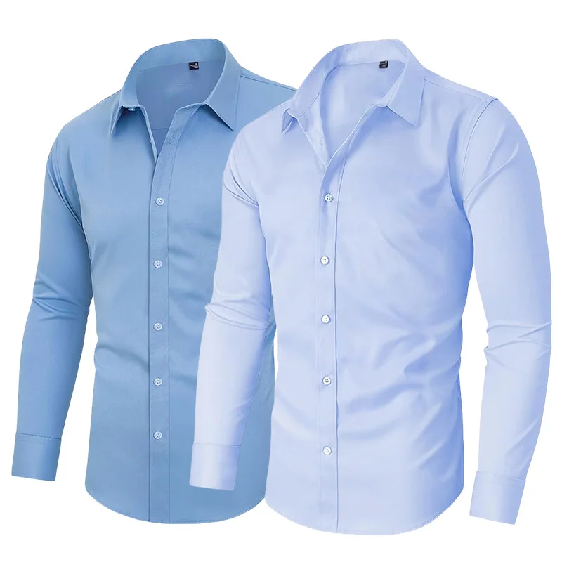 Men pink explosions all-around stretch shirt long-sleeved shirts with large size buttons non-ironing and wrinkle-resistant shirt
Men pink explosions all-around stretch shirt long-sleeved shirts with large size buttons non-ironing and wrinkle-resistant shirt