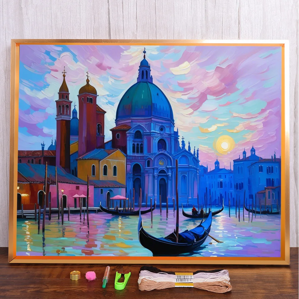 Seaside Church Printed 11CT Cross-Stitch Set Embroidery DMC Threads Knitting Handicraft Hobby Painting Floss Room Decor Mulina
Seaside Church Printed 11CT Cross-Stitch Set Embroidery DMC Threads Knitting Handicraft Hobby Painting Floss Room Decor Mulina