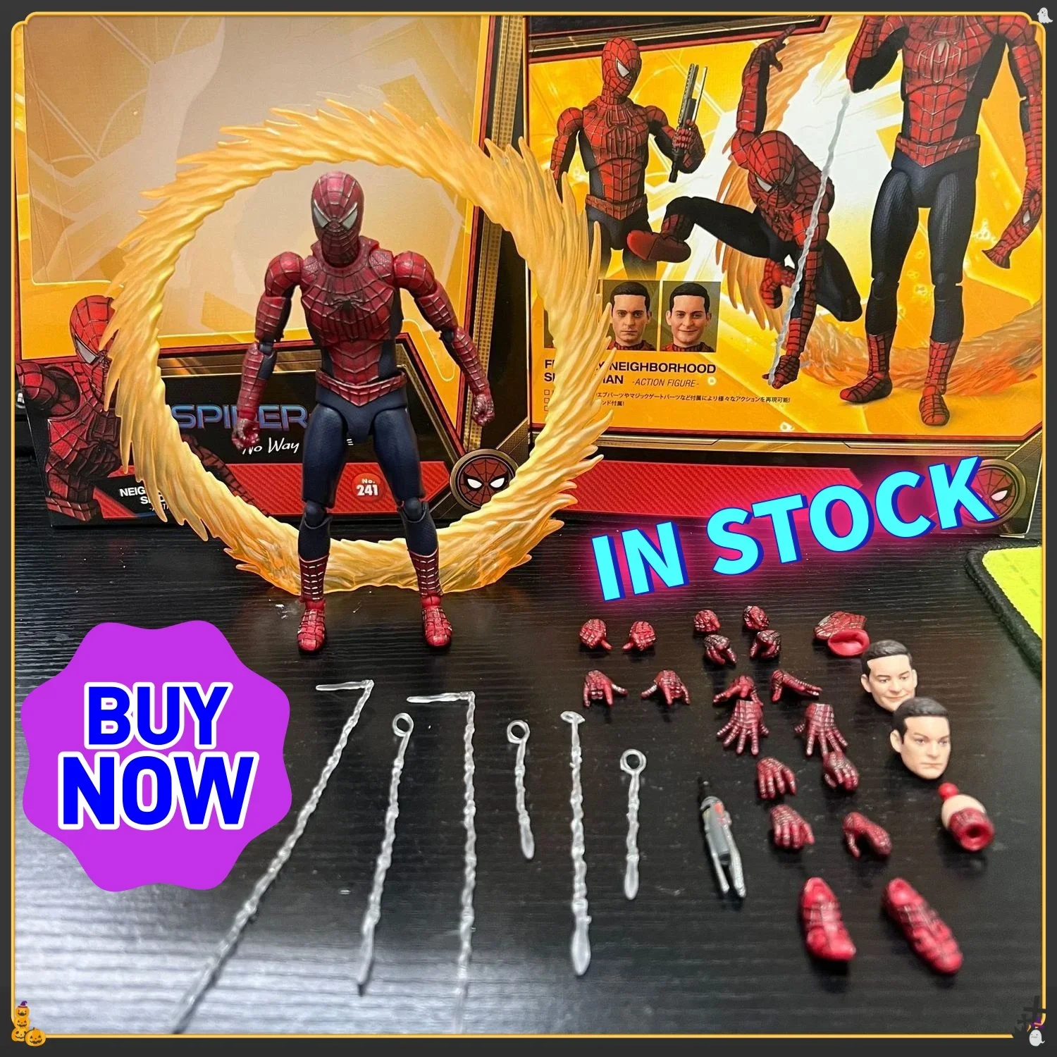 2026 Arrival Spider Man Mafex No.241 Toby Maguire Action Figure Exclusive Friendly Neighborhood GK Anime Toy Hot Sale Gift
2026 Arrival Spider Man Mafex No.241 Toby Maguire Action Figure Exclusive Friendly Neighborhood GK Anime Toy Hot Sale Gift