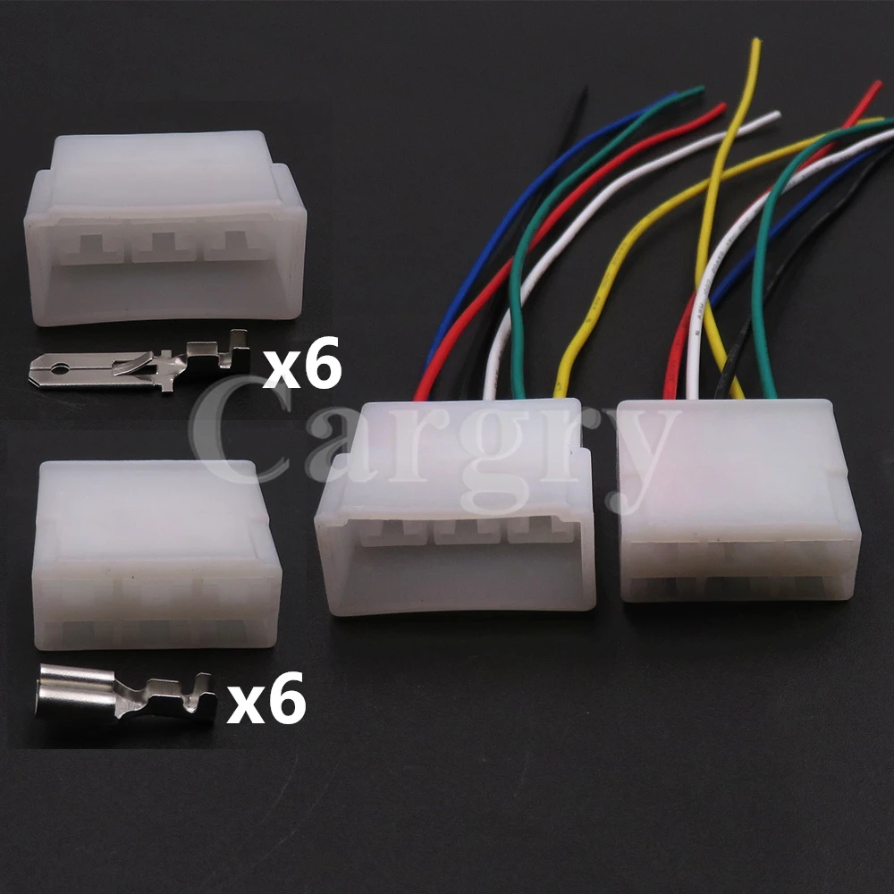 1 Set 6P 6120-0563 Car Electric Cable Connector AC Assembly Automobile Large Current Male Plug Female Socket
1 Set 6P 6120-0563 Car Electric Cable Connector AC Assembly Automobile Large Current Male Plug Female Socket