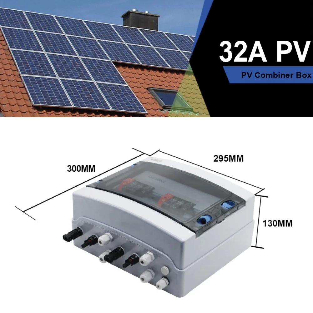 30x29,5x13 см PV Combiner Box 32A 2-струнный 550 В постоянного тока Автоматический выключатель Солнечная панель IP65 Защита от перегрузки Солнечная часть
30x29,5x13 см PV Combiner Box 32A 2-струнный 550 В постоянного тока Автоматический выключатель Солнечная панель IP65 Защита от перегрузки Солнечная часть