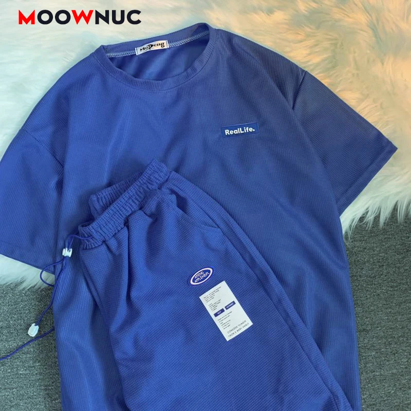 Men's Casual Sets Summer T-Shirts + Short Sportswear Spring New 2022 Jogger Male Fashion Tracksuits Sweatshirt Hombre MOOWNUC 
Men's Casual Sets Summer T-Shirts + Short Sportswear Spring New 2022 Jogger Male Fashion Tracksuits Sweatshirt Hombre MOOWNUC