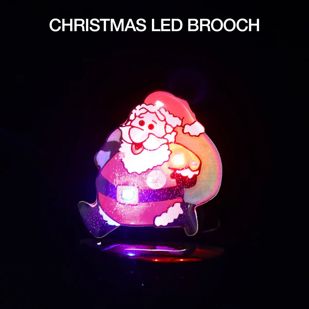 50Pcs Christmas Brooches Santa Claus Light Up LED Lapel Pins Flashing Xmas Party Accessories Cute Cartoon Badge Holiday Gifts 
50Pcs Christmas Brooches Santa Claus Light Up LED Lapel Pins Flashing Xmas Party Accessories Cute Cartoon Badge Holiday Gifts