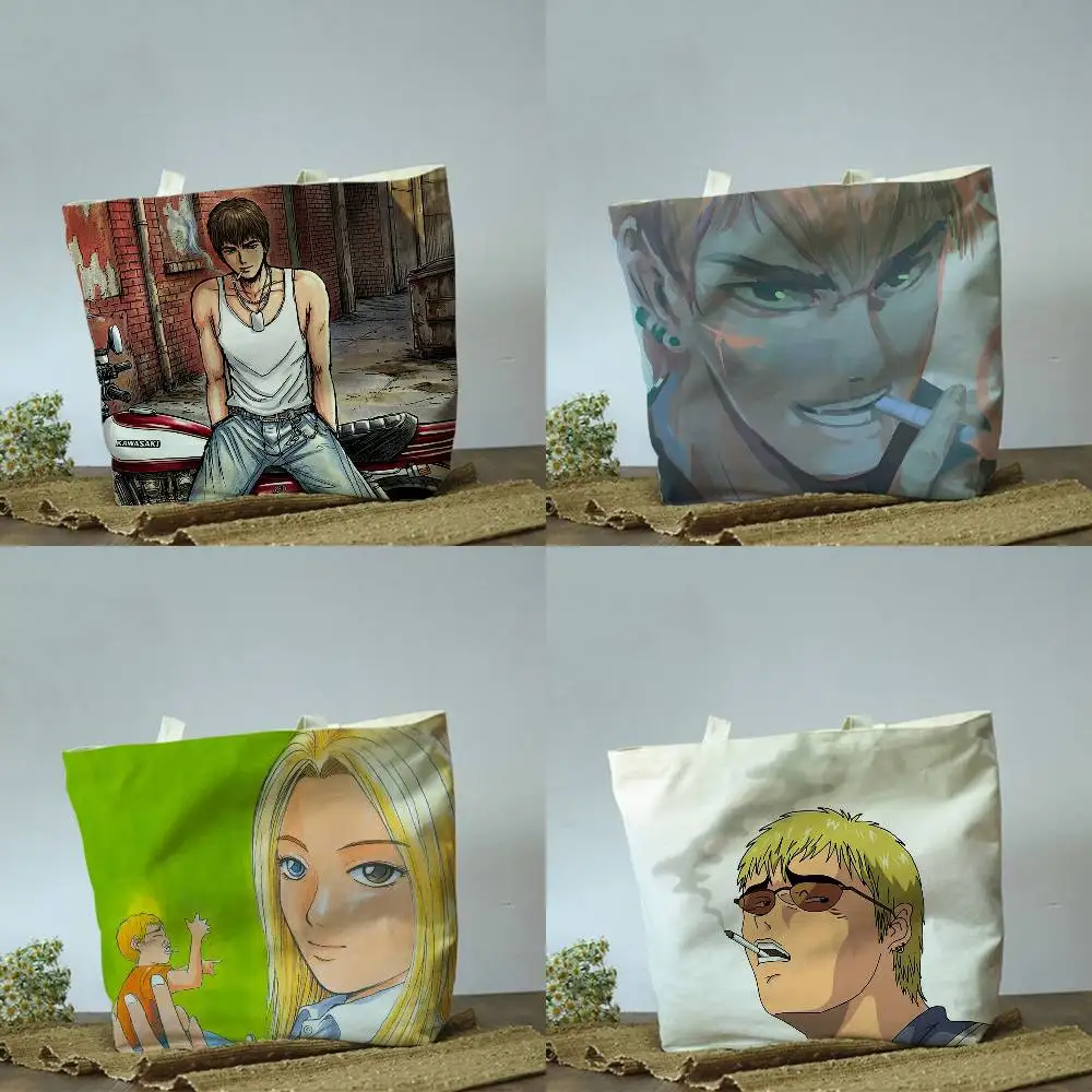 Great Teacher Onizuka Manga Gto Plain Beige Cotton Polyester Canvas Shoulder Bag for Grocery & Travel
Great Teacher Onizuka Manga Gto Plain Beige Cotton Polyester Canvas Shoulder Bag for Grocery & Travel
