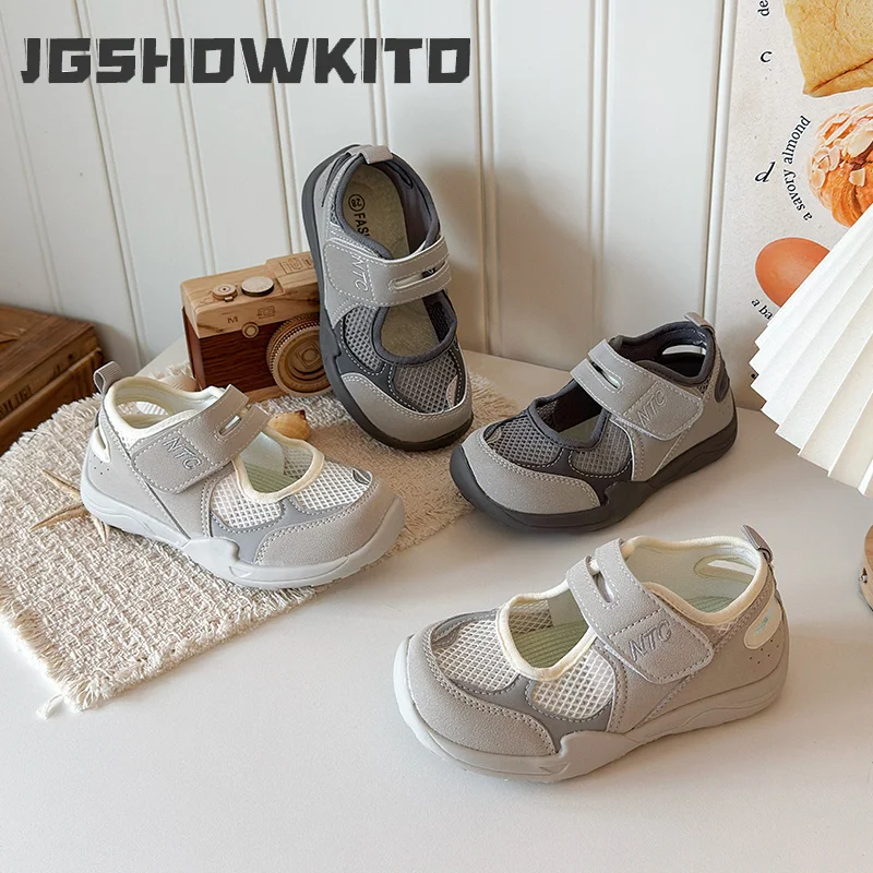 JGSHOWKITO Boys Mesh Sandals Breathable Kids Casual Sports Summer Shoes Net Fabric Fashion Classic Soft Non-slip High Quality
JGSHOWKITO Boys Mesh Sandals Breathable Kids Casual Sports Summer Shoes Net Fabric Fashion Classic Soft Non-slip High Quality