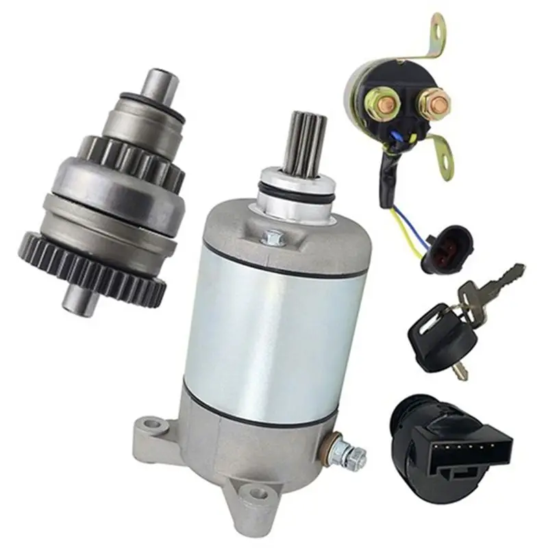 WF-For Polaris 500 HO 2008- 2012 For UTV Starter W/Bendix& Relay Key Switch Kit ATV Sportsman EFI 06- 2009 Scrambler 500 07- 12
WF-For Polaris 500 HO 2008- 2012 For UTV Starter W/Bendix& Relay Key Switch Kit ATV Sportsman EFI 06- 2009 Scrambler 500 07- 12