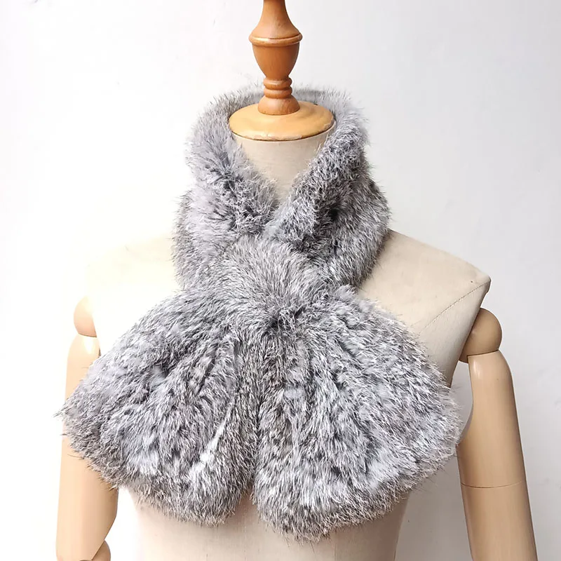 Women Winter Knitted Real Rabbit Fur Scarf Warm Female Luxury Genuine Rabbit Fur Scarves Ladies Neck Warmer
Women Winter Knitted Real Rabbit Fur Scarf Warm Female Luxury Genuine Rabbit Fur Scarves Ladies Neck Warmer