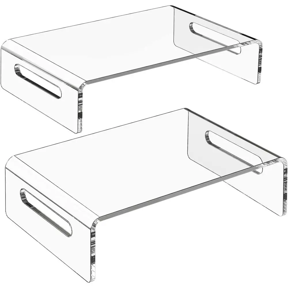 2 Pack Monitor Stand Riser, Acrylic Monitor Stand for Computer, Laptop, Printer, Notebook, Premium Clear Laptop Stand Acrylic Mo
2 Pack Monitor Stand Riser, Acrylic Monitor Stand for Computer, Laptop, Printer, Notebook, Premium Clear Laptop Stand Acrylic Mo