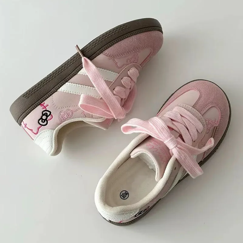 Hello Kitty Embroidery Sneakers Casual Fashion Comfortable Classic Woman Shoes Lace Up Flats Tennis Shoe Breathable Sport Shoes
Hello Kitty Embroidery Sneakers Casual Fashion Comfortable Classic Woman Shoes Lace Up Flats Tennis Shoe Breathable Sport Shoes