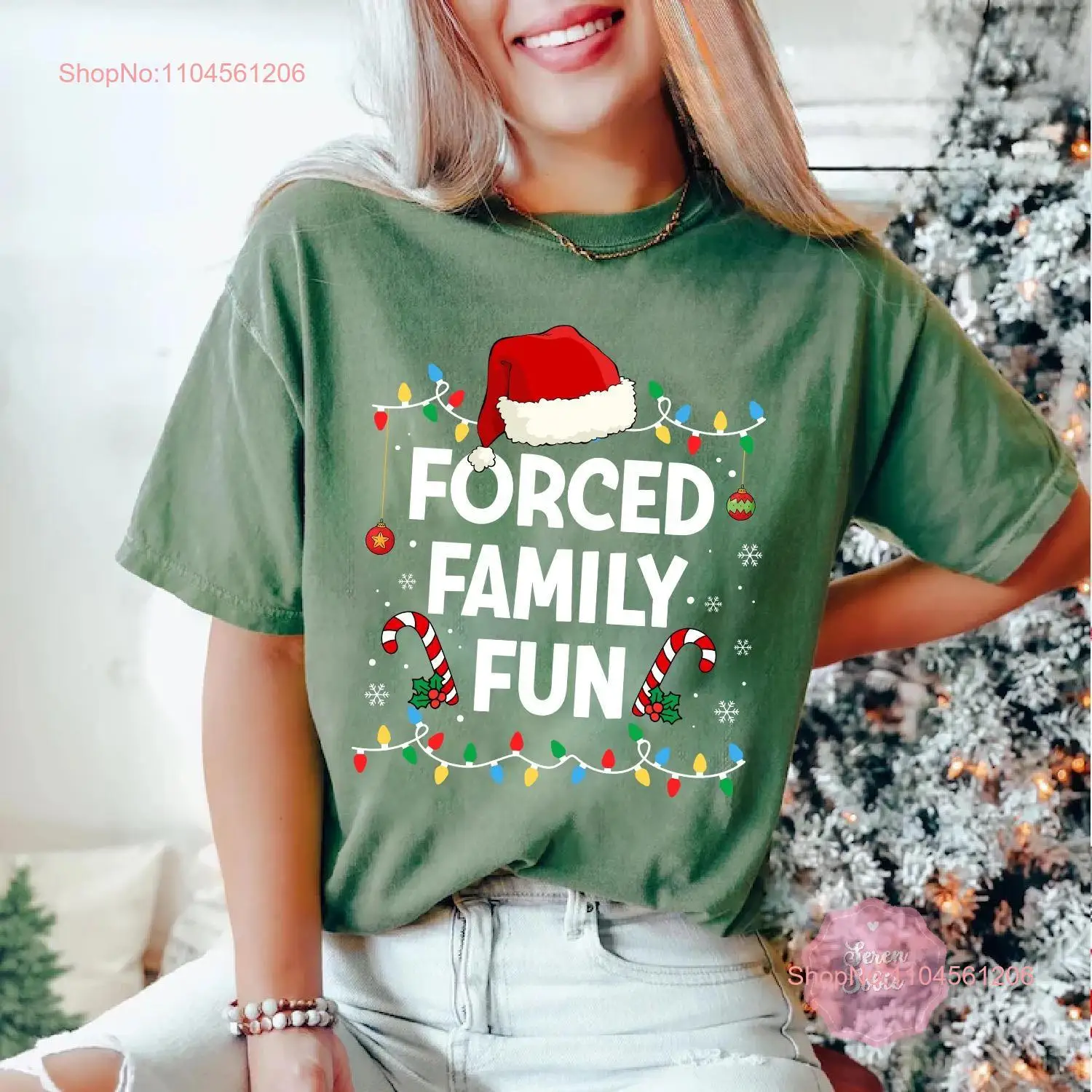 Рождественская футболка Forced Family Fun, одинаковые забавные групповые рубашки, праздничный наряд, веселый с длинными или короткими рукавами
Рождественская футболка Forced Family Fun, одинаковые забавные групповые рубашки, праздничный наряд, веселый с длинными или короткими рукавами