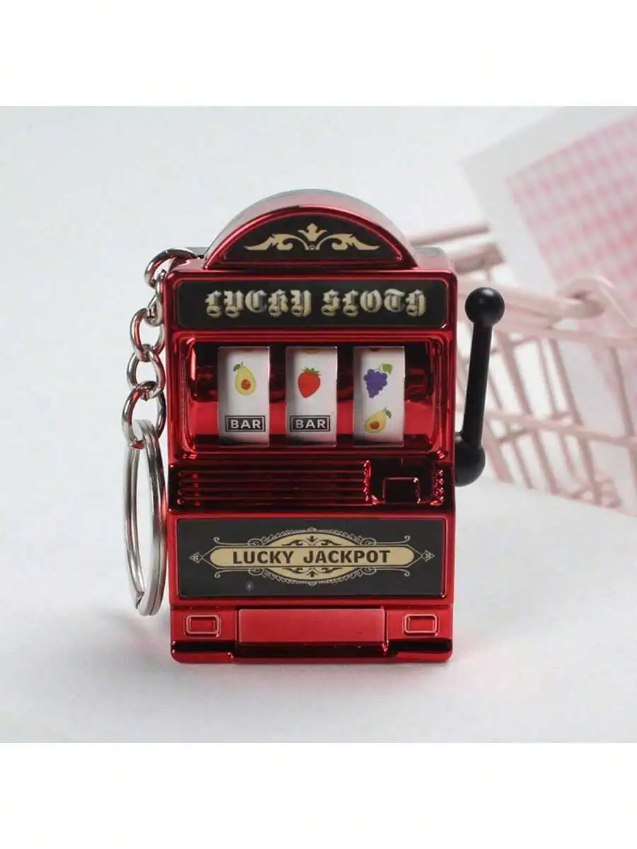 Mini Slot Machine Keychain Fruit Theme Lucky Jackpot Pendant For Adults
Mini Slot Machine Keychain Fruit Theme Lucky Jackpot Pendant For Adults