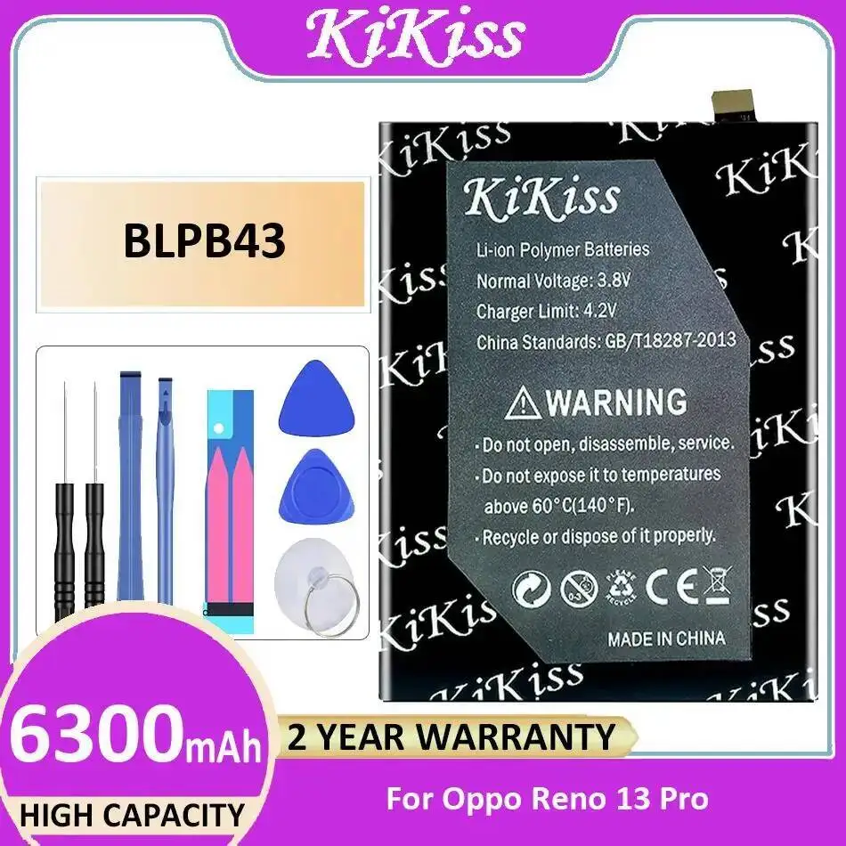 Mobile Phone Battery Premium Replacement 6300Mah For Oppo Reno 13 Pro BLPB43 Reliable Power Supply
Mobile Phone Battery Premium Replacement 6300Mah For Oppo Reno 13 Pro BLPB43 Reliable Power Supply