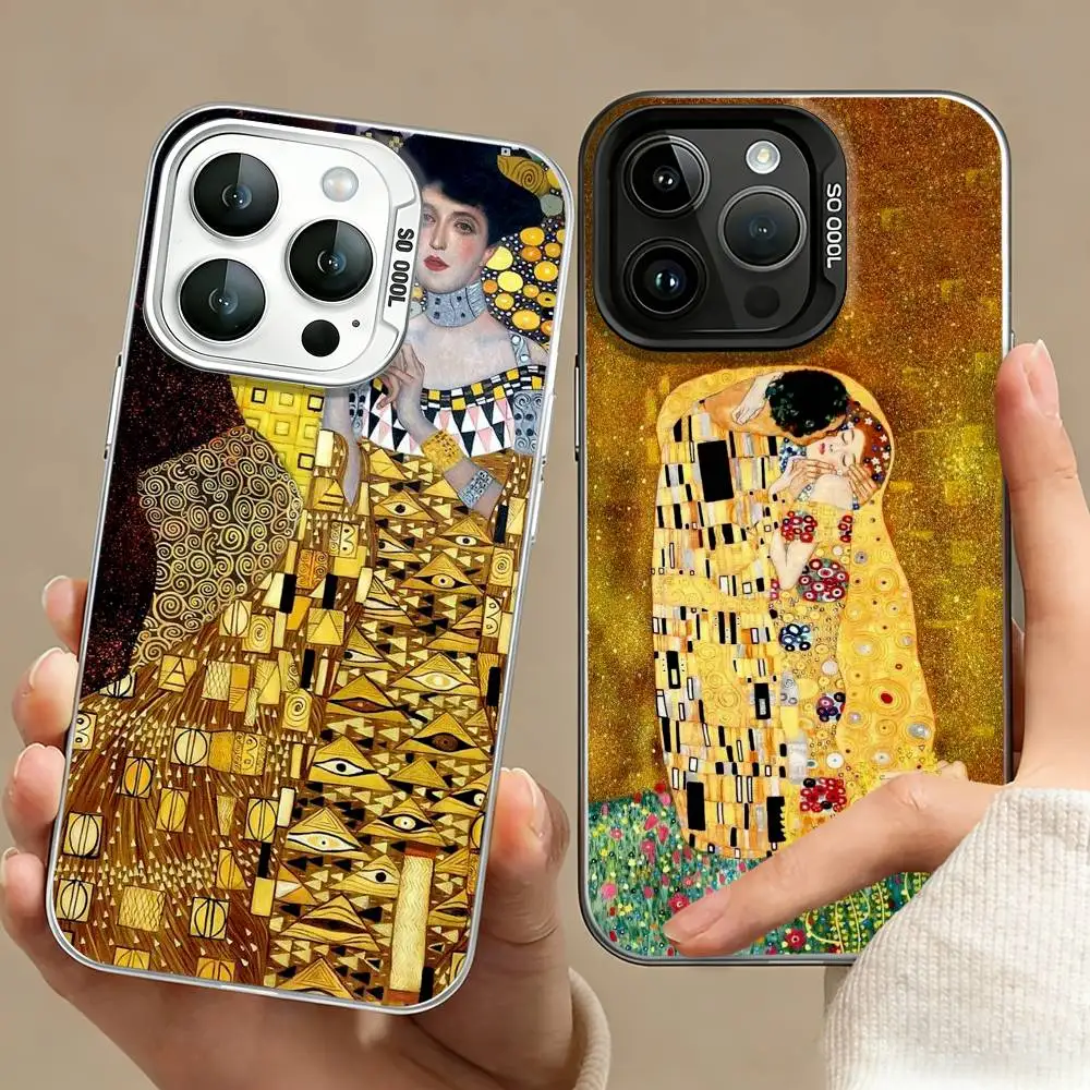 Gustav Klimt Paintings Art Phone Case For iPhone 17,16,15,14,13,12,11 Plus,Pro Max,XS,Colored silver phone case
Gustav Klimt Paintings Art Phone Case For iPhone 17,16,15,14,13,12,11 Plus,Pro Max,XS,Colored silver phone case