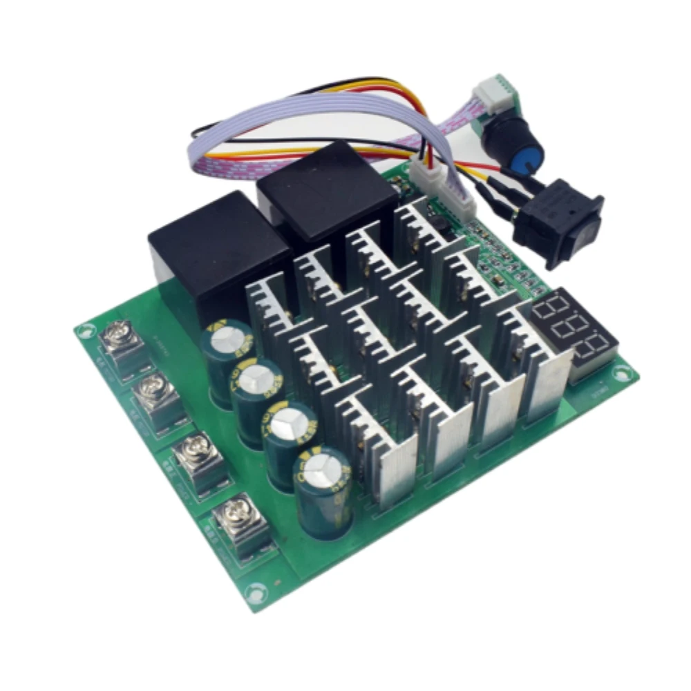 DC Motor Governor 8-Tube Parallel Forward and Reverse Bidirectional Toggle Switch 10V-36V Digital Display Motor Speed Controller
DC Motor Governor 8-Tube Parallel Forward and Reverse Bidirectional Toggle Switch 10V-36V Digital Display Motor Speed Controller
