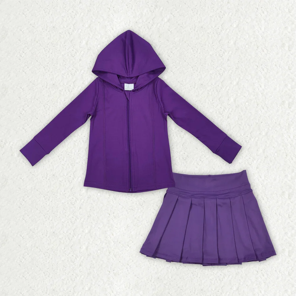 9.16 Baby Girls Purple Long Sleeves Zipper Hoodies Top Skort Yoga Sets
9.16 Baby Girls Purple Long Sleeves Zipper Hoodies Top Skort Yoga Sets