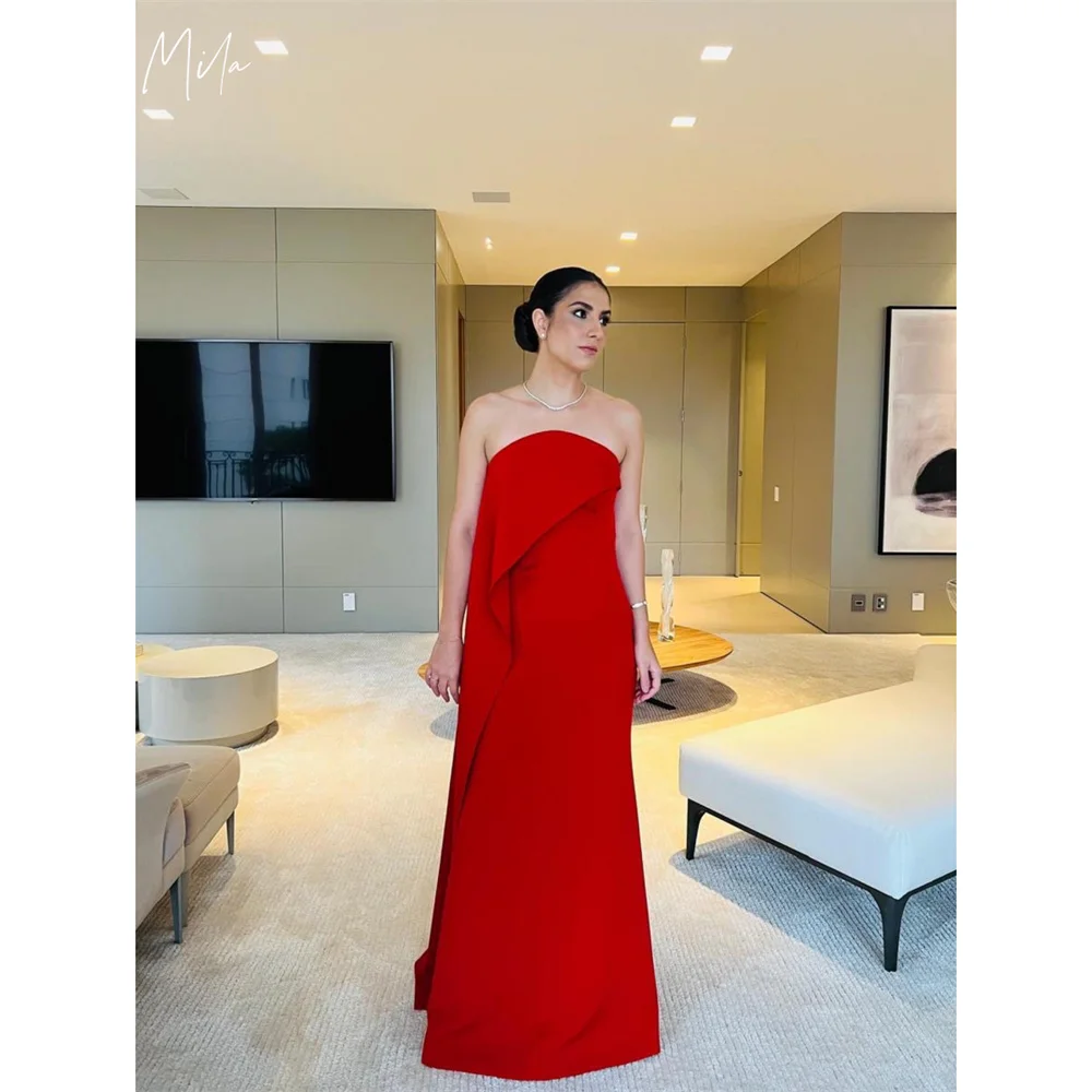 Mila Strapless Mermaid Prom Dresses 2025 Sleeveless Cape Simple Evening Dresses Floor-Length Customized Elegant Party Dresses
Mila Strapless Mermaid Prom Dresses 2025 Sleeveless Cape Simple Evening Dresses Floor-Length Customized Elegant Party Dresses