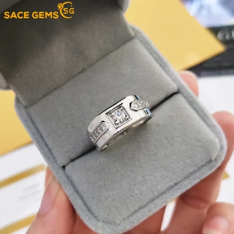 SACEGEMS GRA сертифицированное кольцо с муассанитом цвета D 3,5 мм для мужчин, стерлинговое серебро S925, свадебное кольцо с бриллиантом, вечерние роскошные ювелирные изделия
SACEGEMS GRA сертифицированное кольцо с муассанитом цвета D 3,5 мм для мужчин, стерлинговое серебро S925, свадебное кольцо с бриллиантом, вечерние роскошные ювелирные изделия