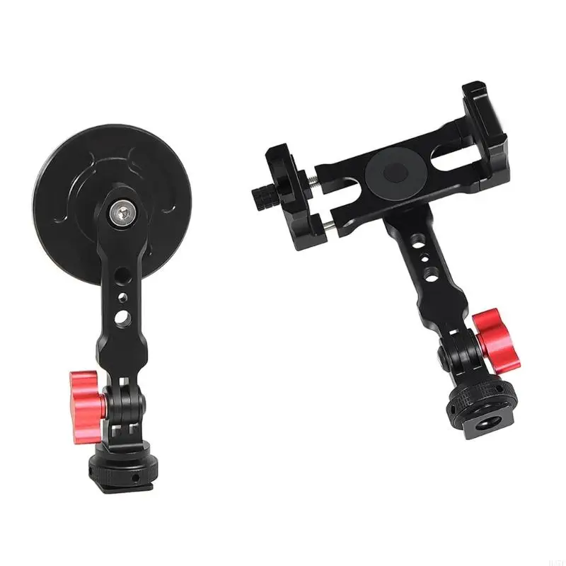 H37F Phone Clamp Magnetic Mount Holder Stand with Cold Shoe and 1/4" Screw Mount Smartphone Mount Adapter
H37F Phone Clamp Magnetic Mount Holder Stand with Cold Shoe and 1/4" Screw Mount Smartphone Mount Adapter
