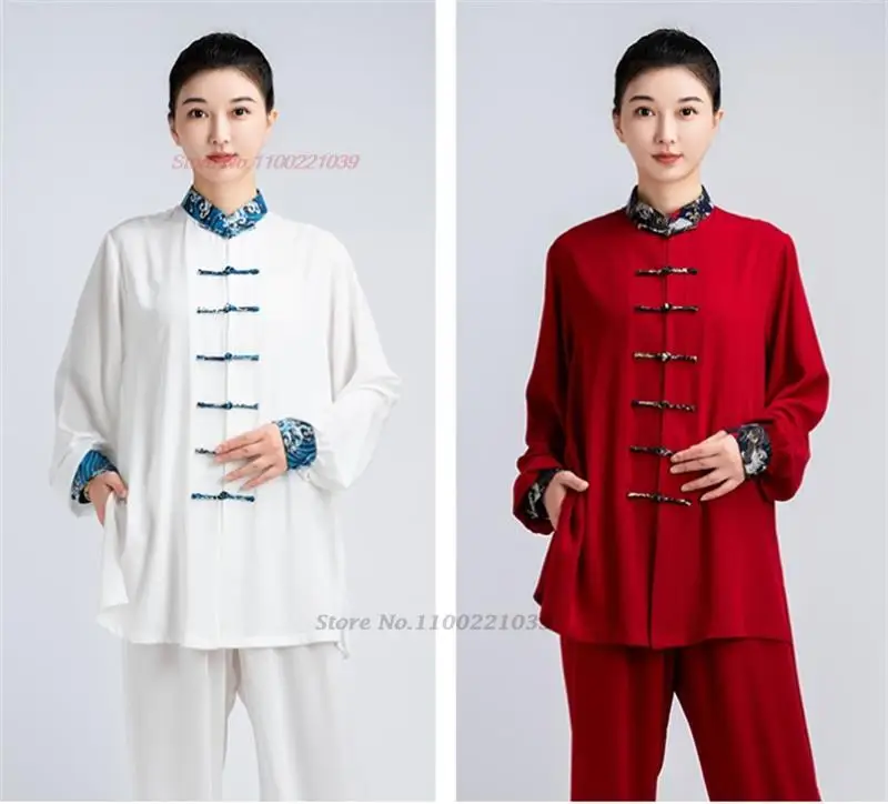 2024 chinese vintage martial art uniform tai chi clothes breathable flower print wushu exercise clothing kungfu top+pants set
2024 chinese vintage martial art uniform tai chi clothes breathable flower print wushu exercise clothing kungfu top+pants set