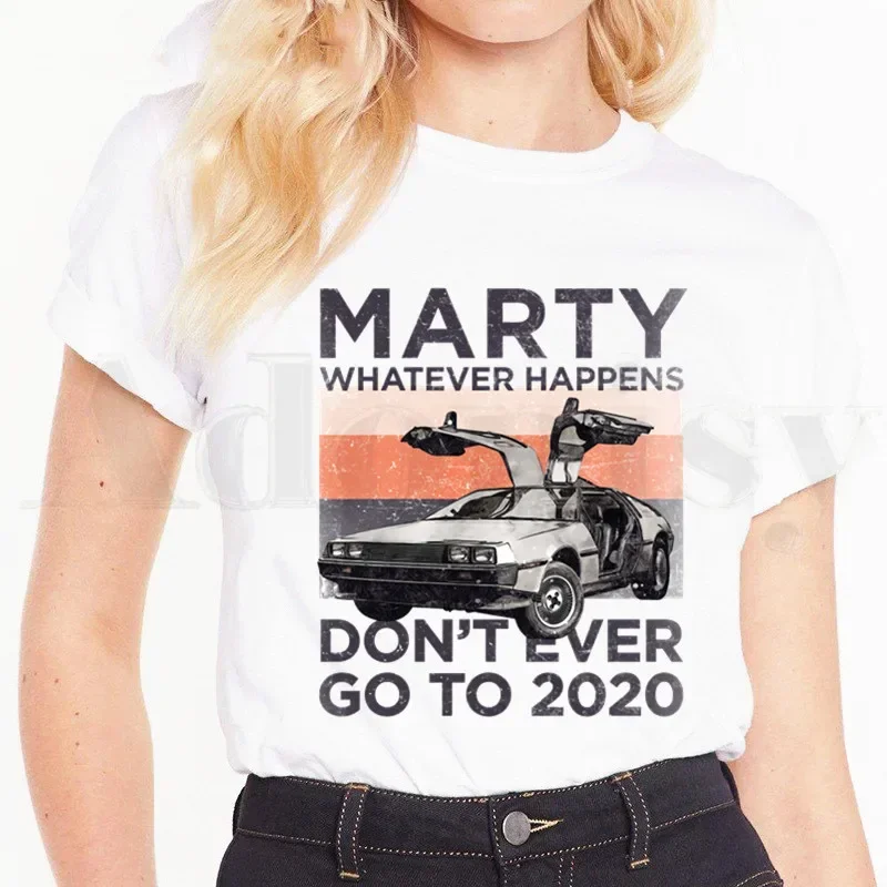 Back to The Future Car Movie Series Summer Fashion Shirt Graphic T Shirt Women Tops Base O-neck Tees Funny Girls Tshirt
Back to The Future Car Movie Series Summer Fashion Shirt Graphic T Shirt Women Tops Base O-neck Tees Funny Girls Tshirt
