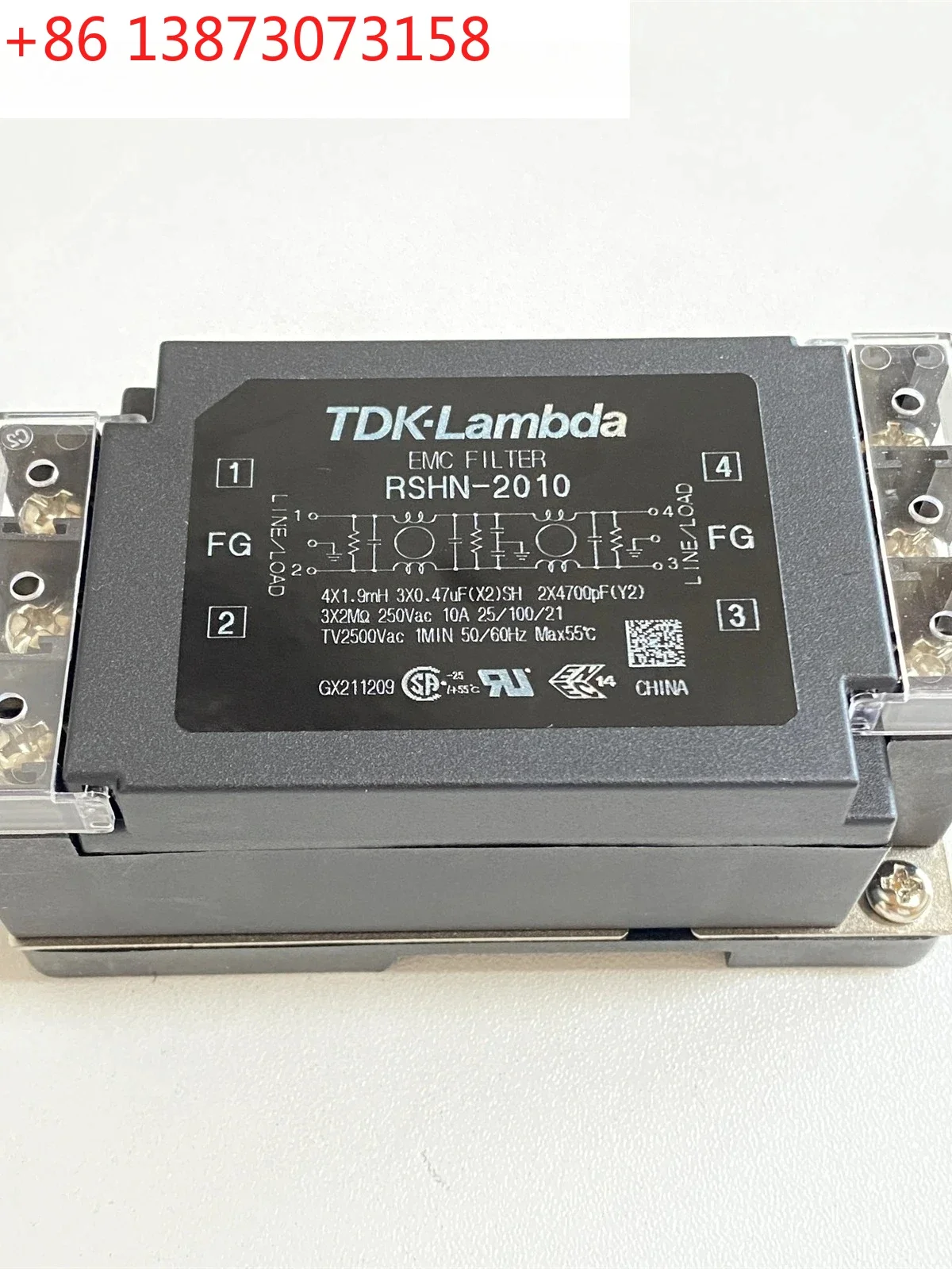 RSHN-2010 Фильтр питания для D-образных шин, однофазный, двухступенчатый, 10А, 250В переменного тока, новый
RSHN-2010 Фильтр питания для D-образных шин, однофазный, двухступенчатый, 10А, 250В переменного тока, новый