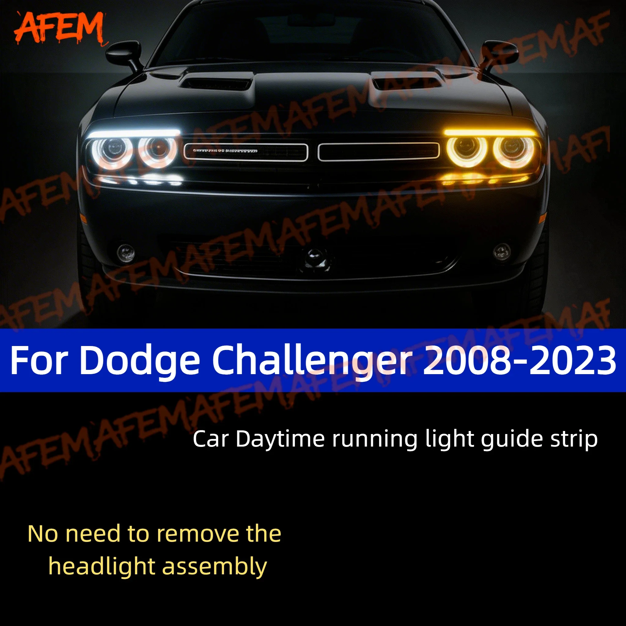 For Dodge Challenger 08-23 Daytime Running Light Guide Strip Auto LED DRL Daytime Running light Flexible Decorative Ambient Lamp
For Dodge Challenger 08-23 Daytime Running Light Guide Strip Auto LED DRL Daytime Running light Flexible Decorative Ambient Lamp