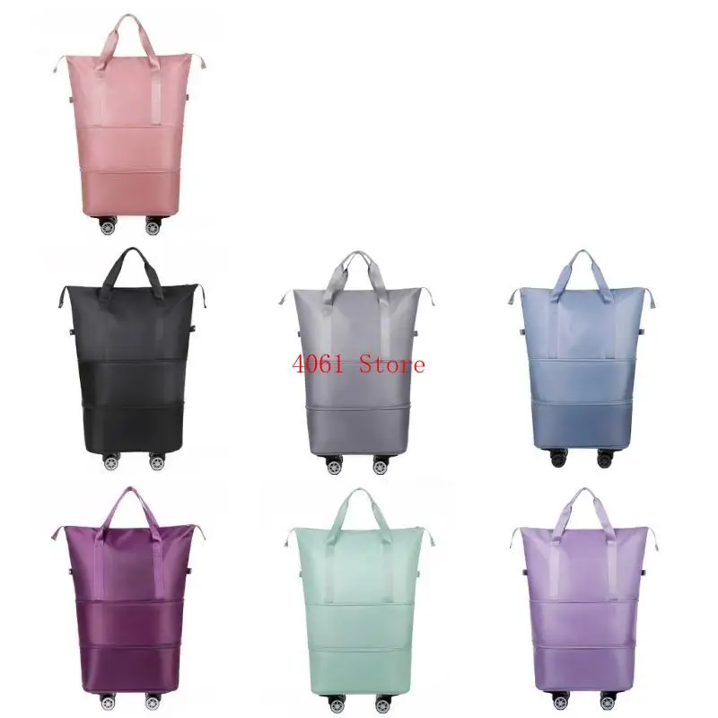 Portable Rolling Travel Bag Large Capacity Luggage Bag for Clothing Accessories
Portable Rolling Travel Bag Large Capacity Luggage Bag for Clothing Accessories