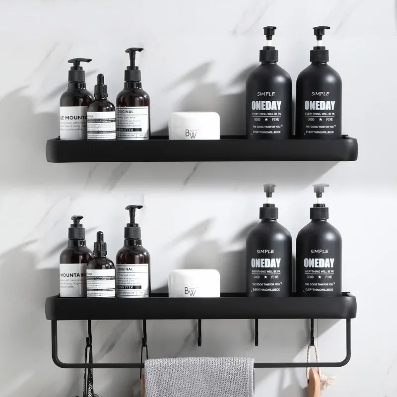 Bathroom Shelf No Drill Organizer Shower Storage Rack Black Corner Shelves Wall Mounted Aluminum Toilet Shampoo Holder
Bathroom Shelf No Drill Organizer Shower Storage Rack Black Corner Shelves Wall Mounted Aluminum Toilet Shampoo Holder