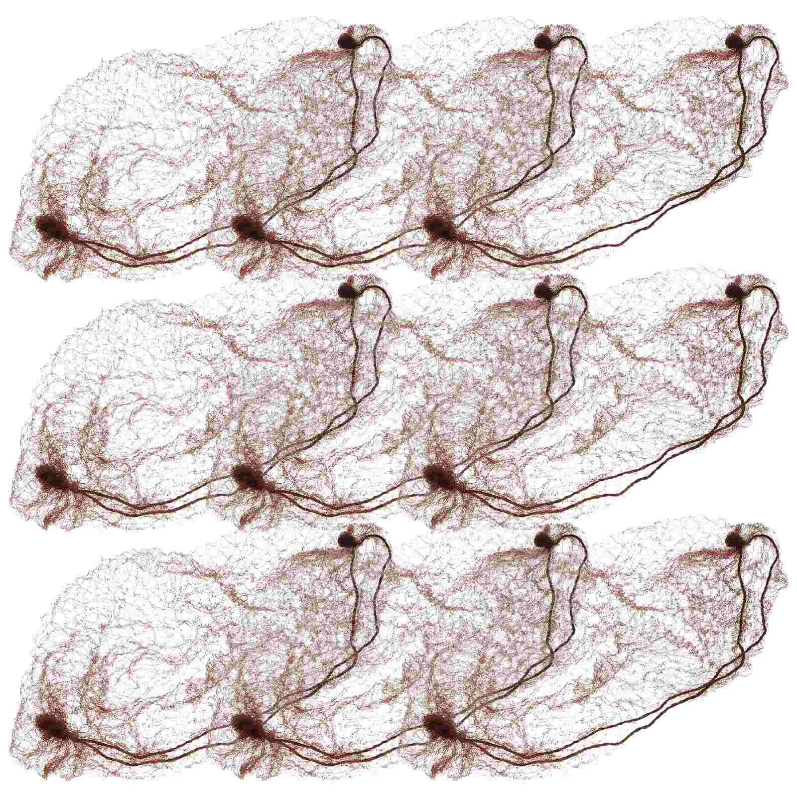 50 Pcs Secure Hair Nets Mesh Wrap Bread Breathable for Service Workers Bun Cover Elegant Dancer
50 Pcs Secure Hair Nets Mesh Wrap Bread Breathable for Service Workers Bun Cover Elegant Dancer