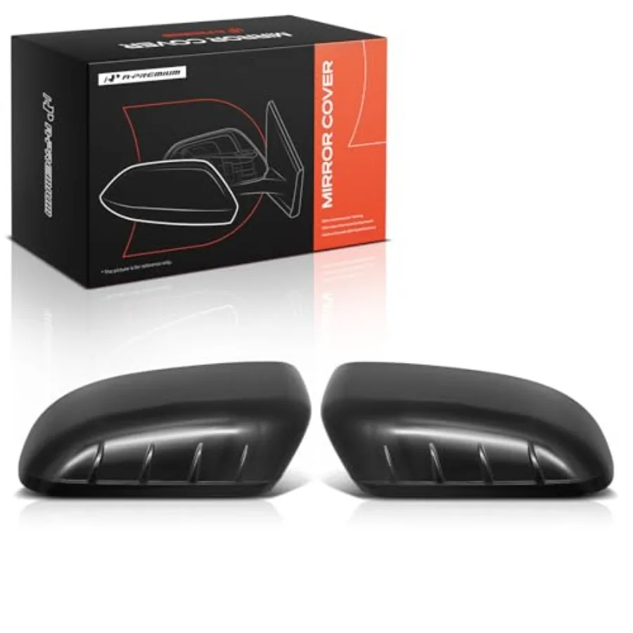 2 PCS Driver and Passenger Side Rearview Mirror Covers Caps - Compatible with Ford Explorer 2011-2019 - Smooth Black
2 PCS Driver and Passenger Side Rearview Mirror Covers Caps - Compatible with Ford Explorer 2011-2019 - Smooth Black
